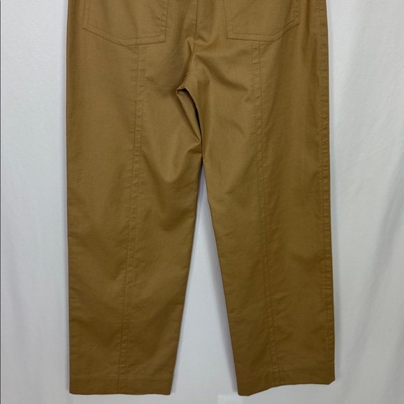 Vince Seam Front Cotton Straight Leg‎ Pants Tan Size 10 High Rise - Picture 10 of 15